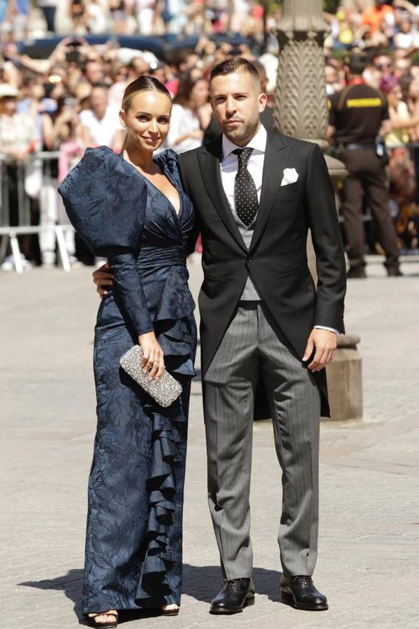 Las imágenes de la llegada de los invitados a la boda de Sergio Ramos y Pilar Rubio