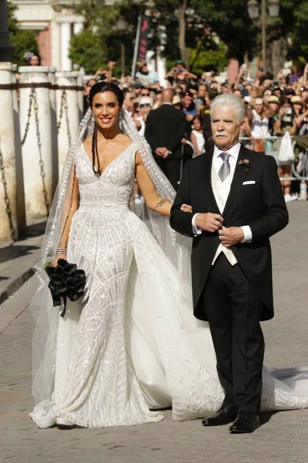 Las imágenes de la llegada de los invitados la boda de Sergio Ramos y