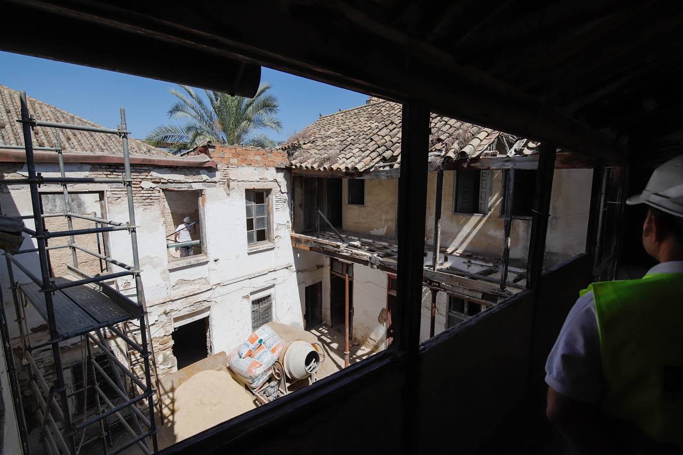 La restauración de la Casa de Triana en el Convento de Santa Cruz de Córdoba, en imágenes