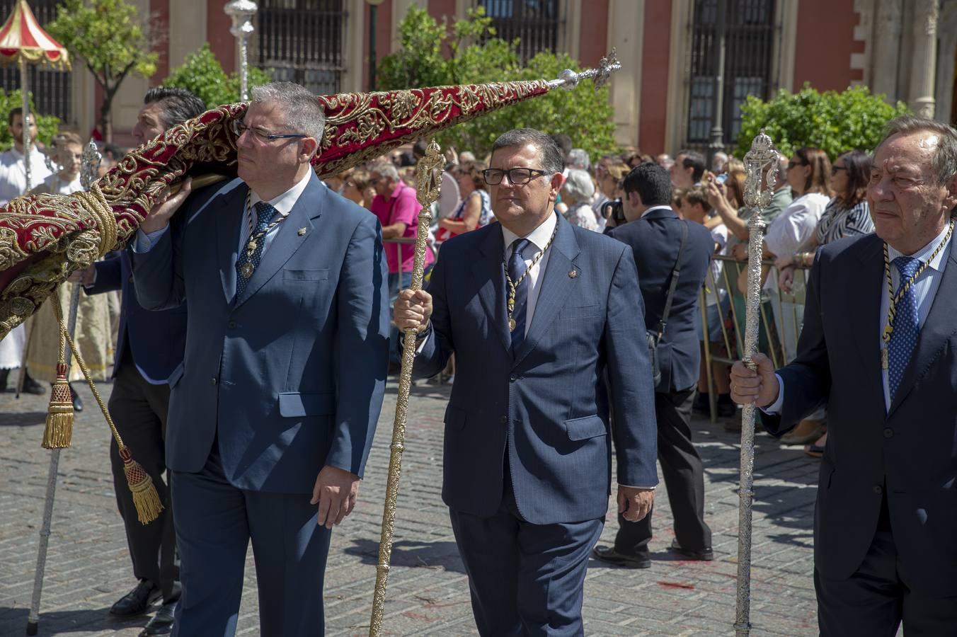 Galería de los integrantes de la procesión del Corpus Christi