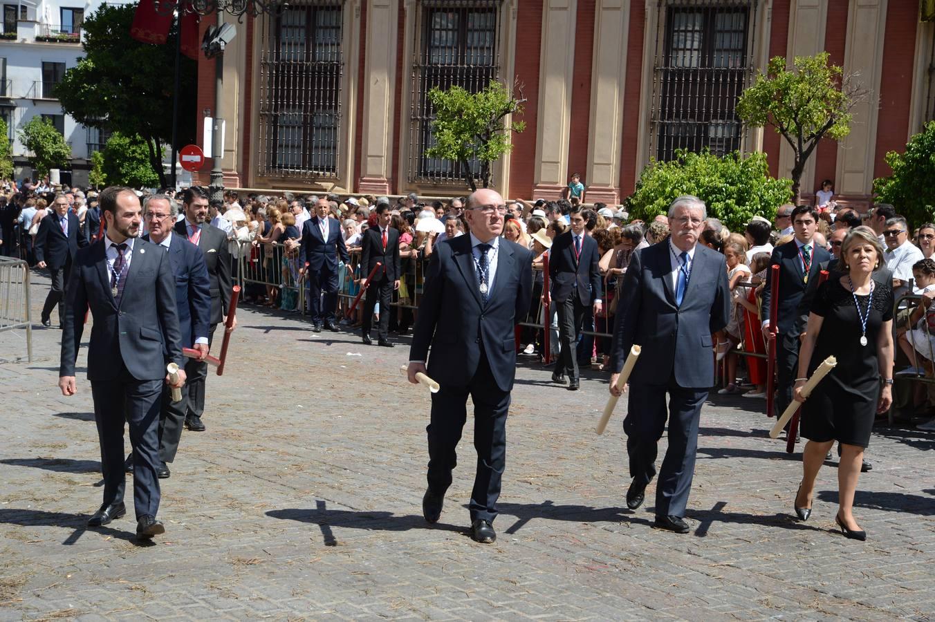 Galería de los integrantes de la procesión del Corpus Christi