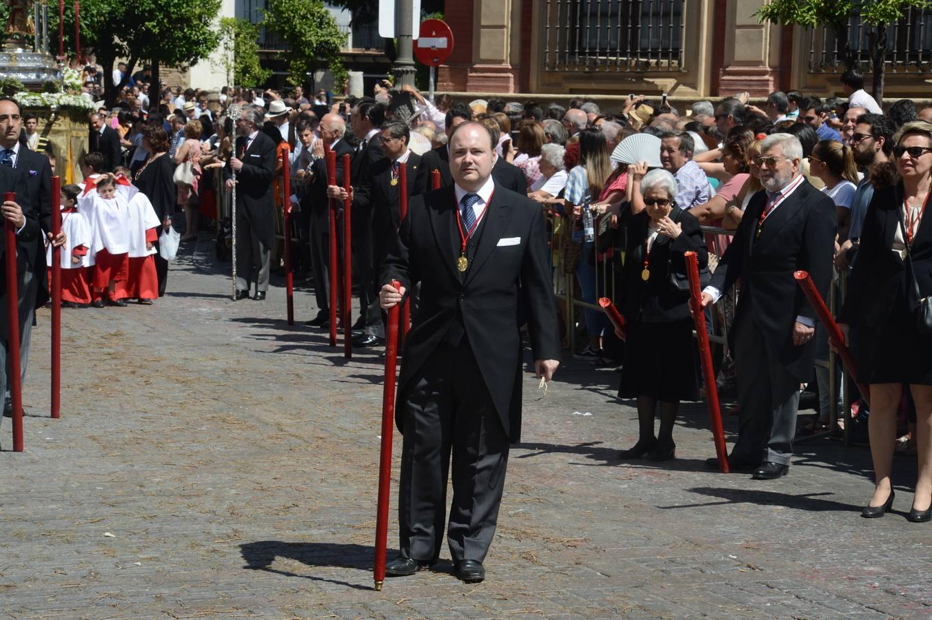 Galería de los integrantes de la procesión del Corpus Christi