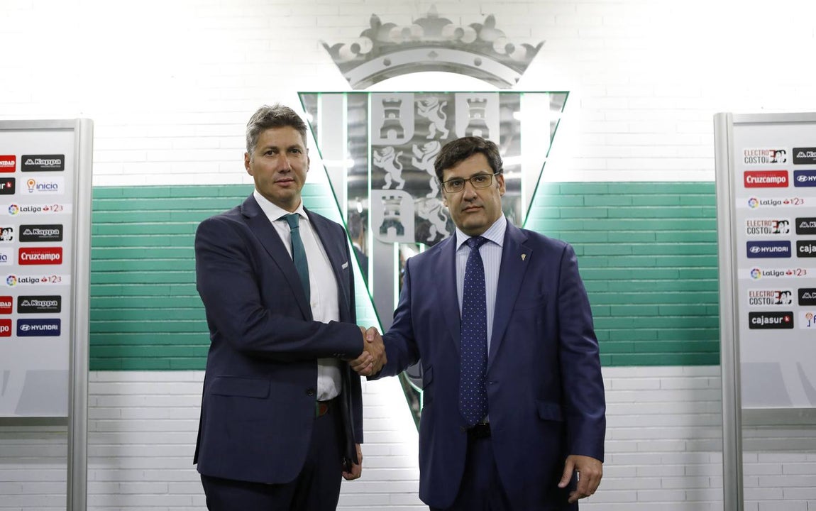 La presentación del director deportivo del Córdoba CF, en imágenes
