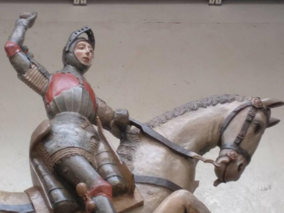 Así es la nueva imagen del San Jorge de Estella