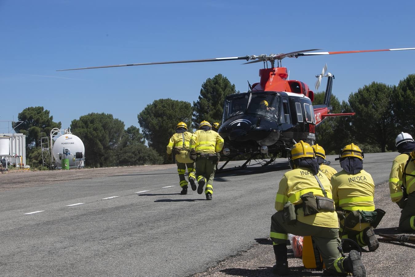 La preparación del Infoca de Córdoba, en imágenes