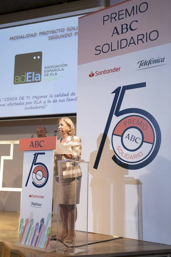 Adriana Guevara de Bonis, presidenta de la Asociación Española de Esclerosis Lateral Amiotrófica (Adela). 