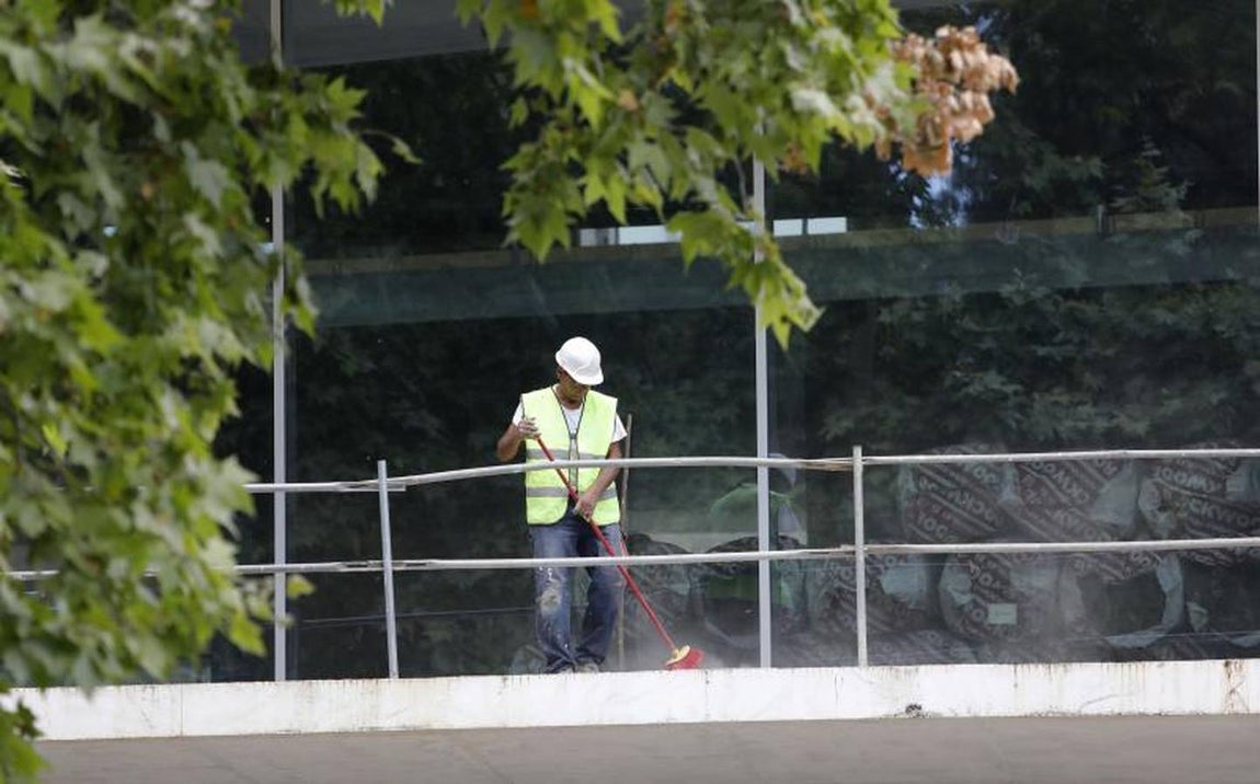 En imágenes, la vuelta al trabajo en la nueva Biblioteca del Estado en Córdoba