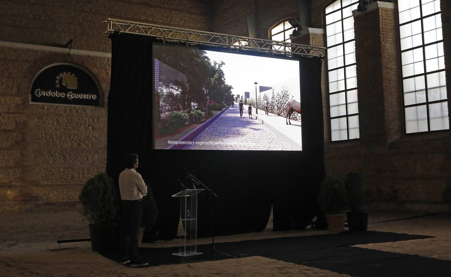 La presentación del proyecto de Córdoba Ecuestre para Caballerizas, en imágenes