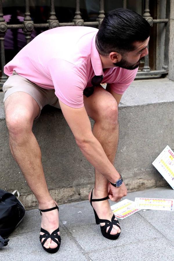 La carrera de tacones en el Orgullo Gay de Madrid, en imágenes