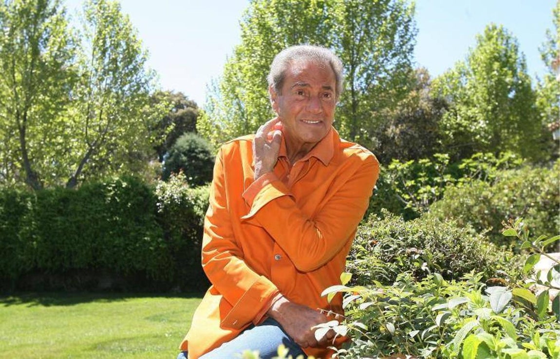 Arturo Fernández posa para el Diario ABC. 