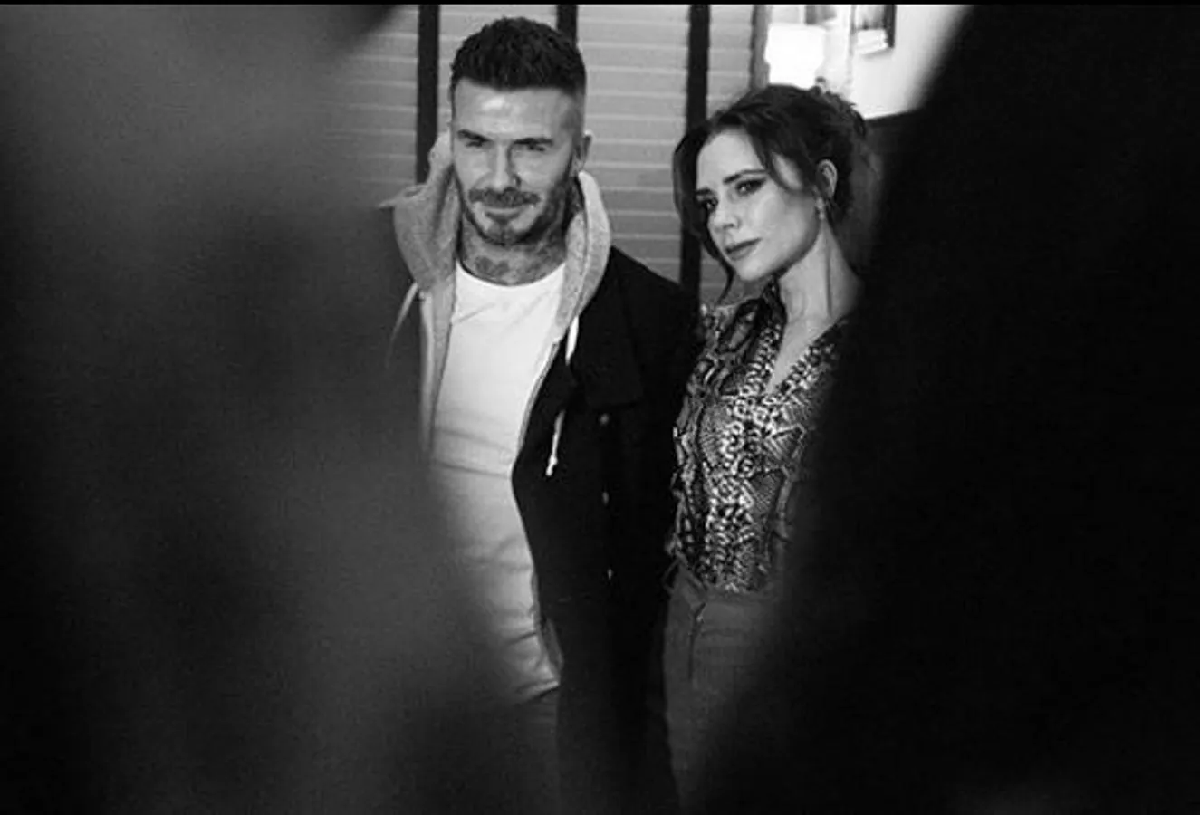 David y Victoria Beckham. Enero 2019
