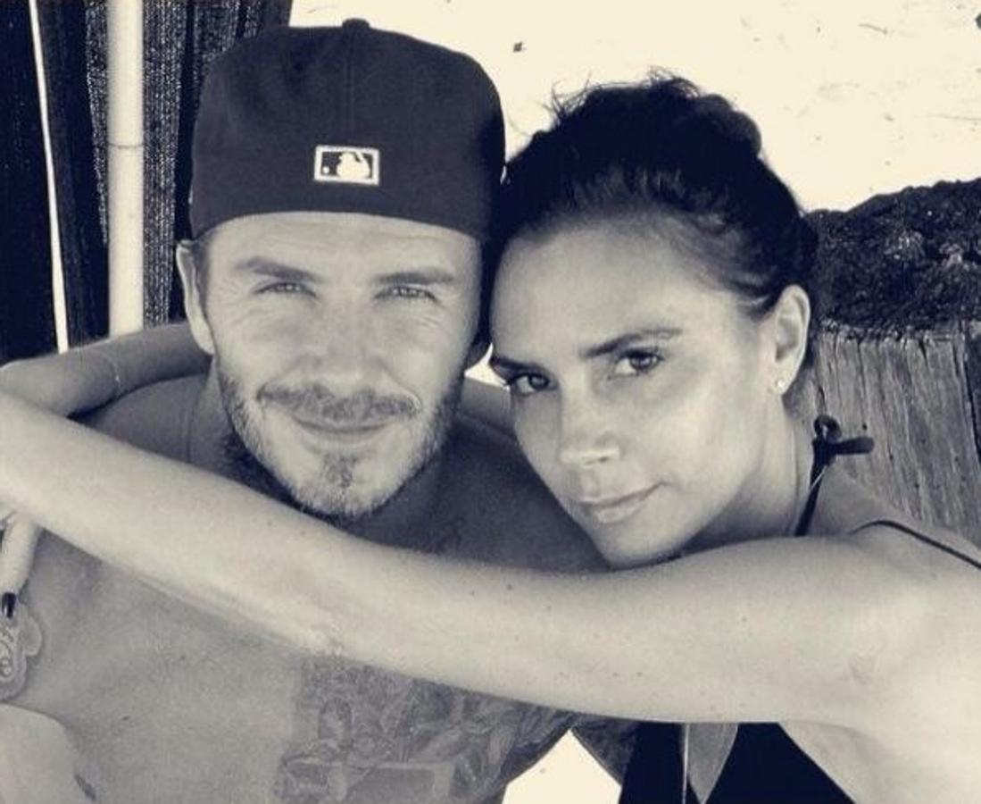 David y Victoria Beckham. Marzo 2019