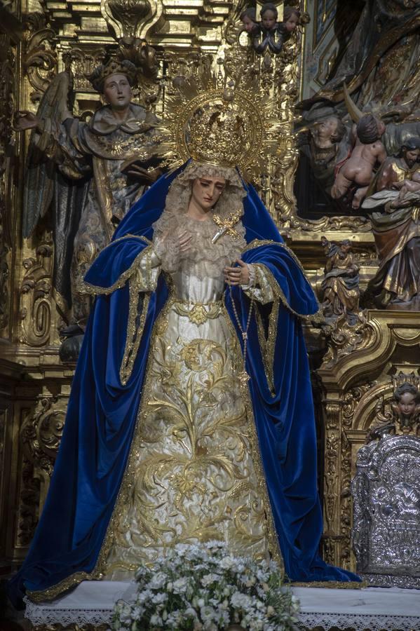 La Virgen de las Lágrimas de la Exaltación en la capilla sacramental de Santa Catalina