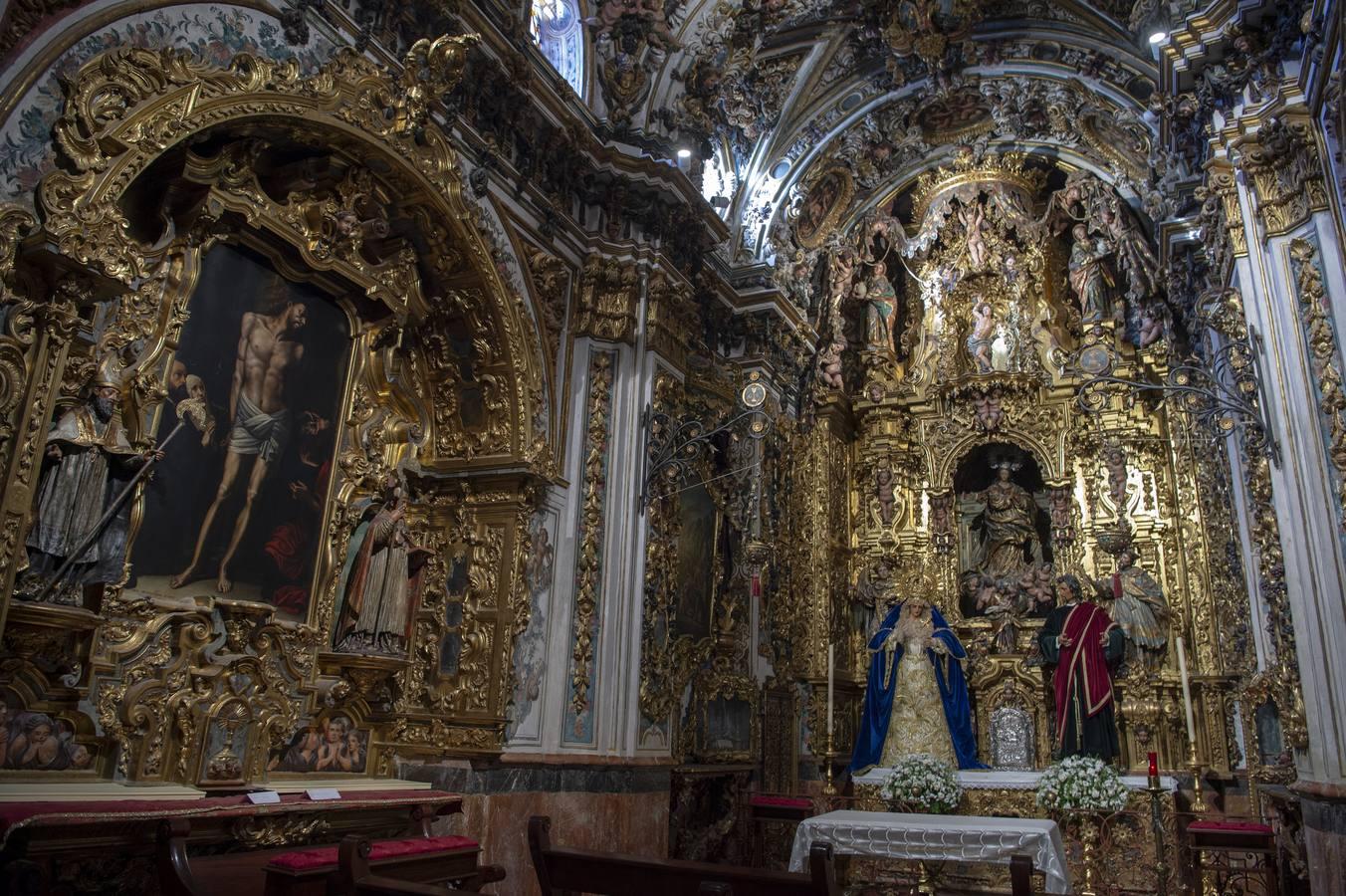 La Virgen de las Lágrimas de la Exaltación en la capilla sacramental de Santa Catalina