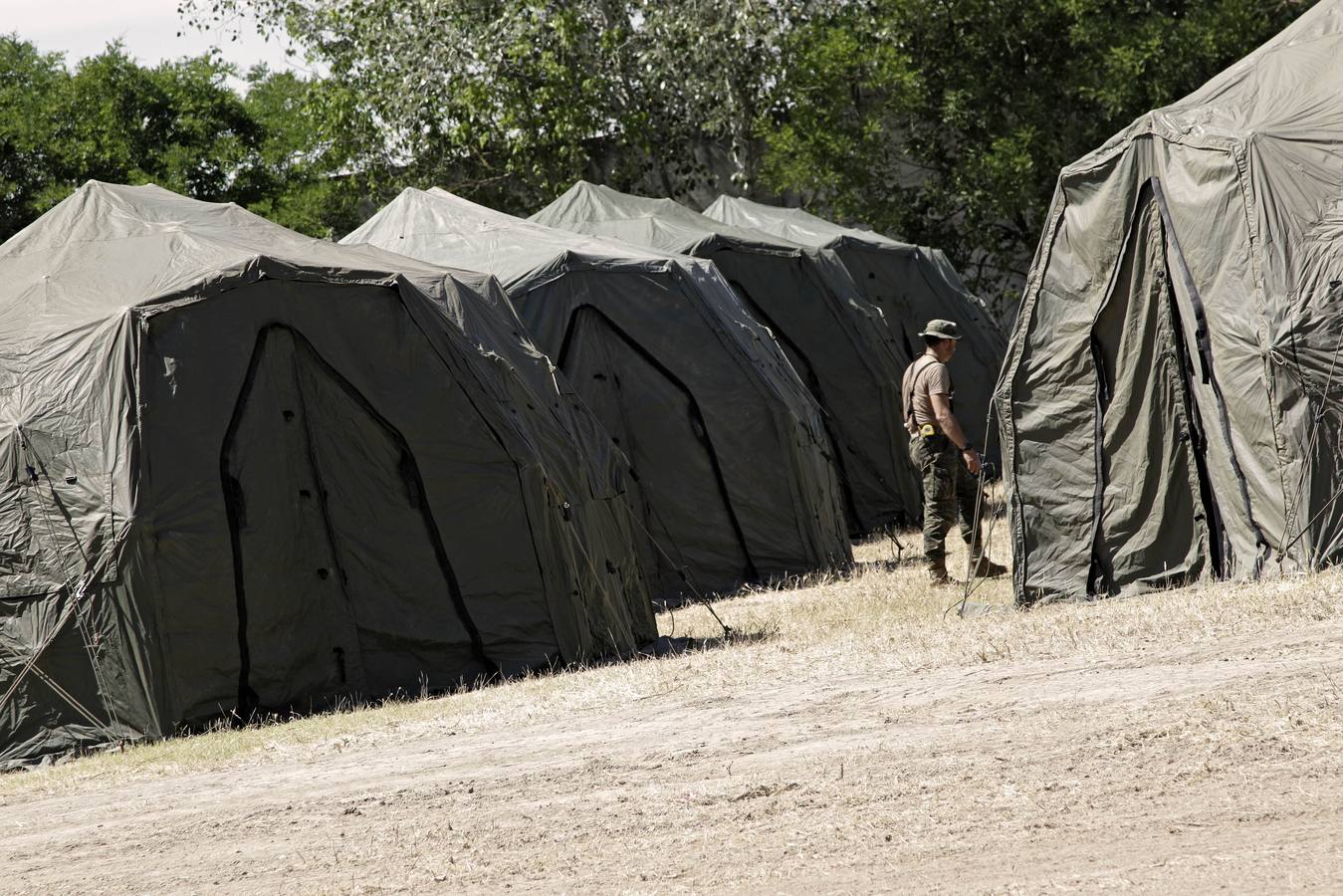 Un día con el Regimiento de Artillería Antiaérea de la base de El Copero