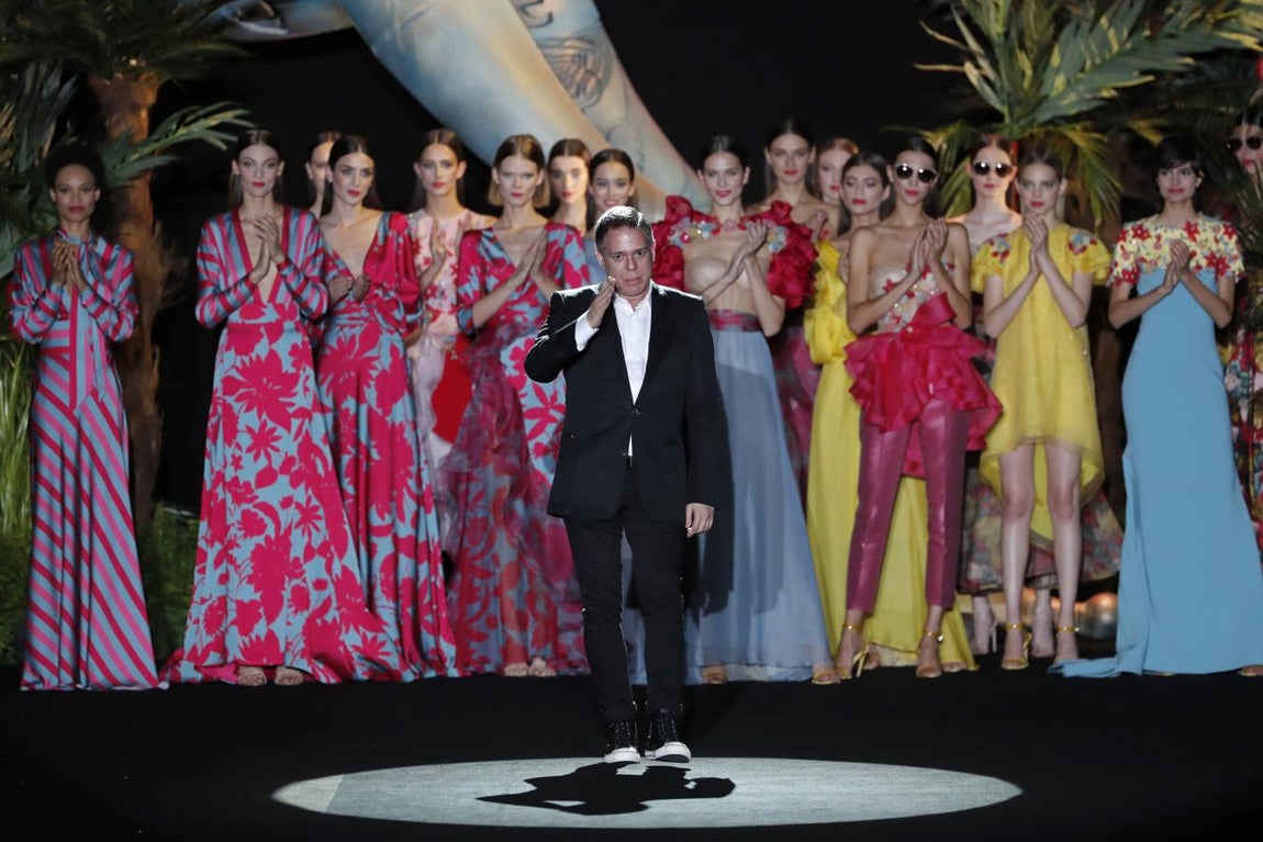 El desfile de Hannibal Laguna en la MBFW, en imágenes