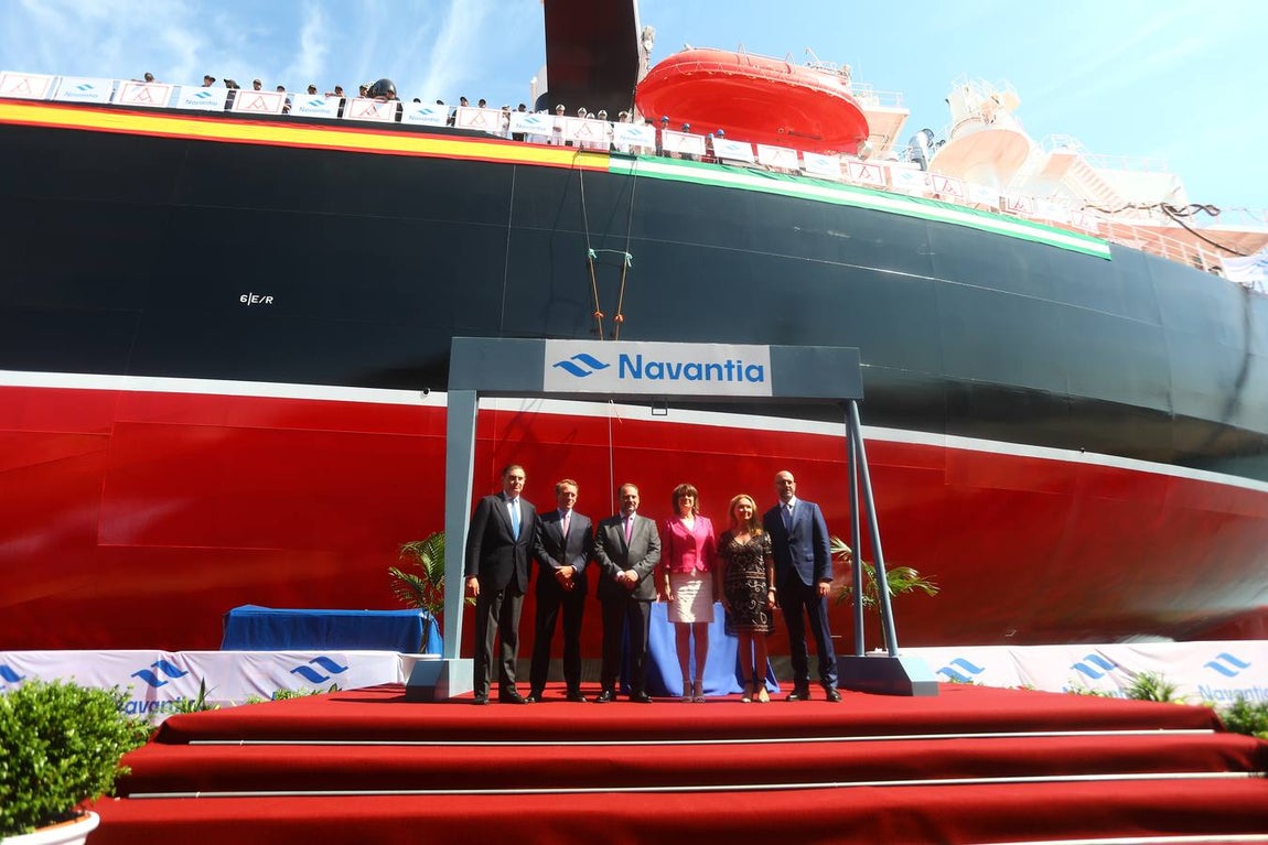 FOTOS: La entrega del petrolero &#039;Monte Ulía&#039; en Navantia