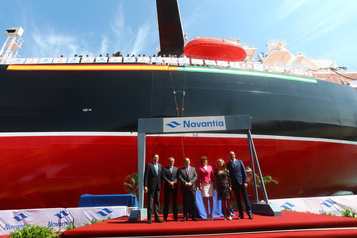 FOTOS: La entrega del petrolero &#039;Monte Ulía&#039; en Navantia