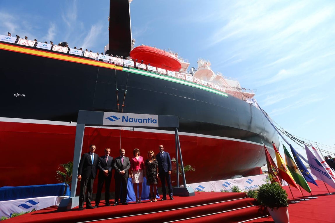 FOTOS: La entrega del petrolero &#039;Monte Ulía&#039; en Navantia