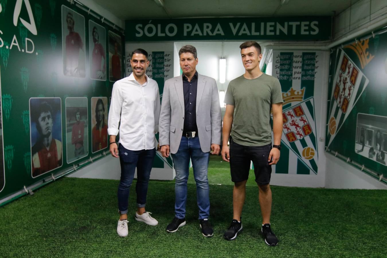 La presentación de Víctor Ruiz y Edu Frías en el Córdoba CF, en imágenes