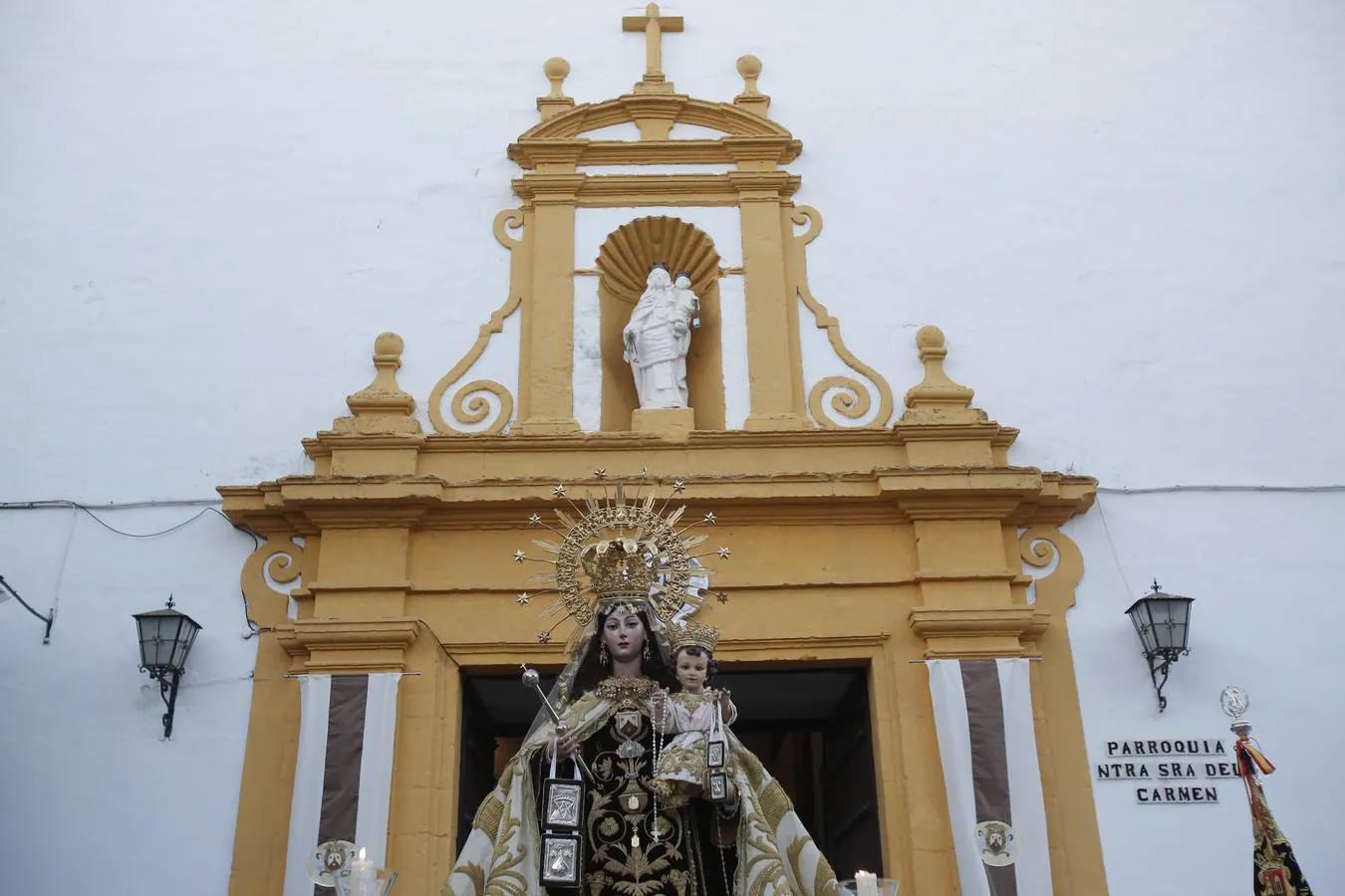 La procesión de la Virgen del Carmen de Puerta Nueva en Córdoba, en imágenes