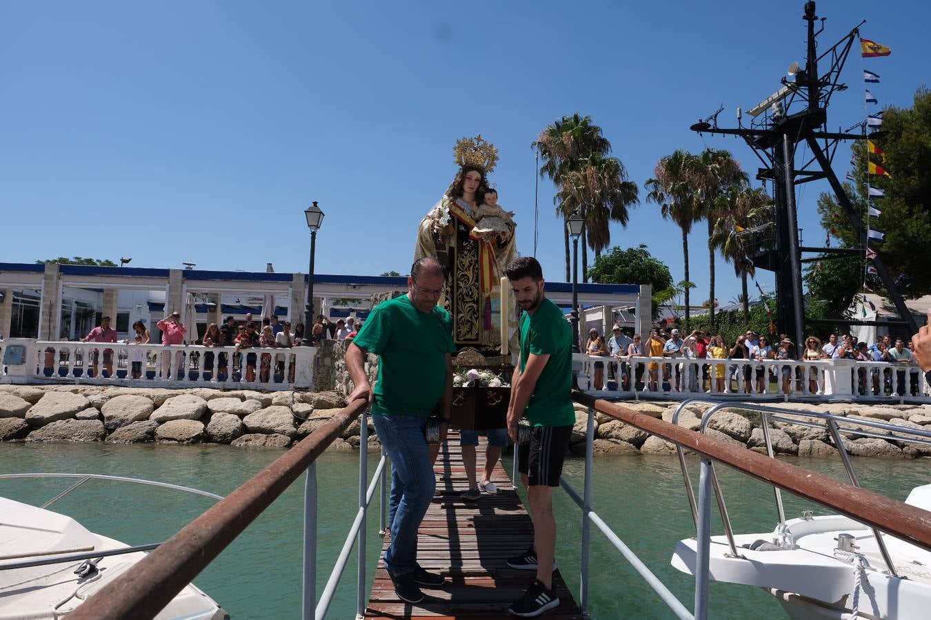 La Virgen del Carmen se reencuentra con El Puerto