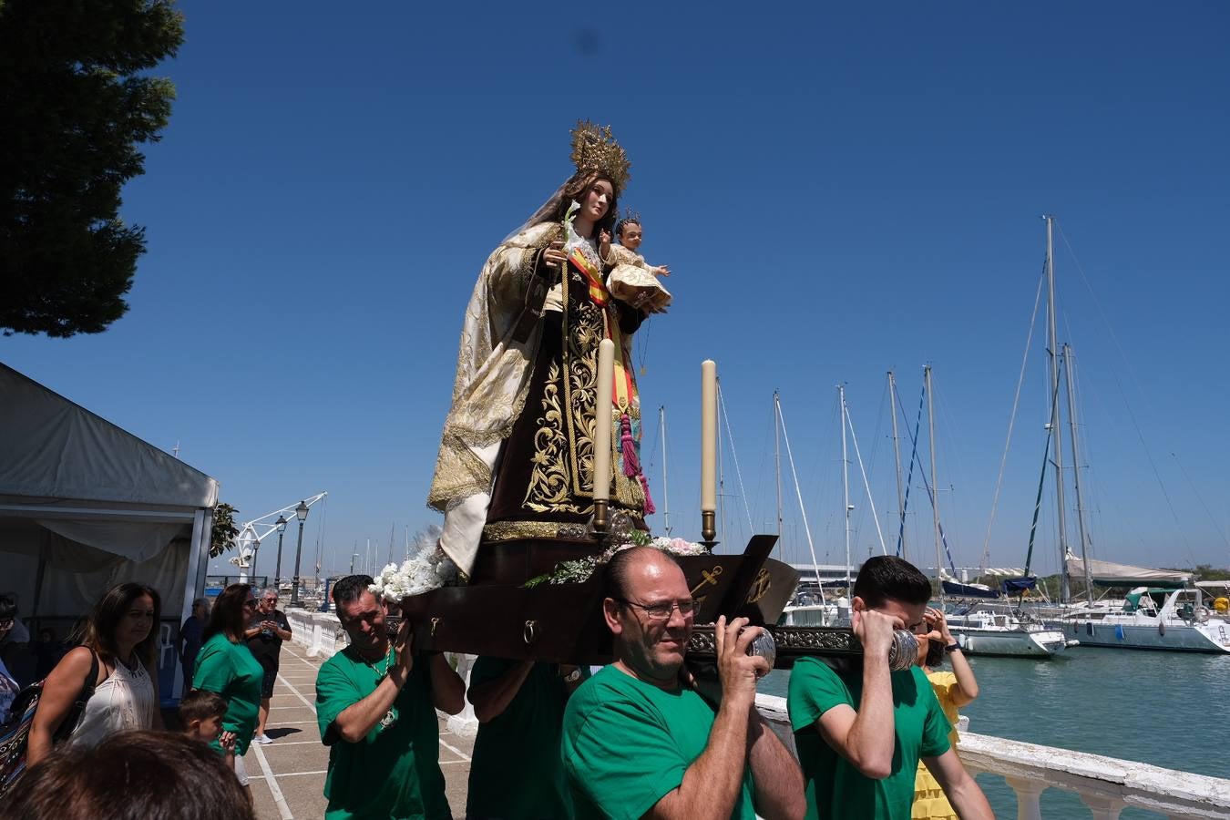 La Virgen del Carmen se reencuentra con El Puerto