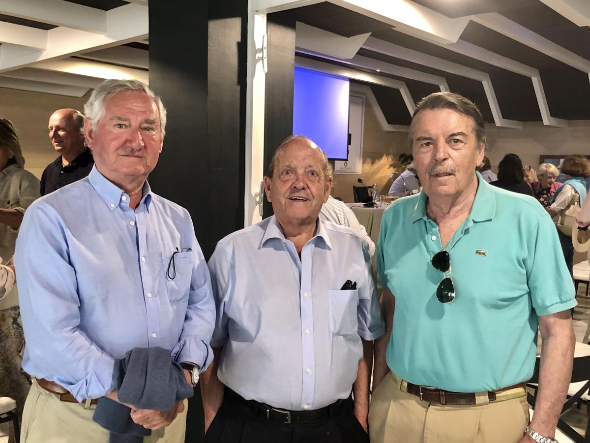 Manuel Cascajosa, Álvaro Osborne y Antonio Gil. 