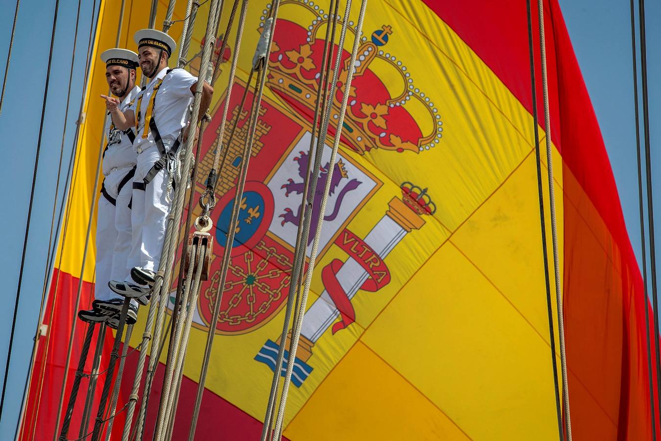 Elcano concluye en Cádiz su 91º crucero de instrucción