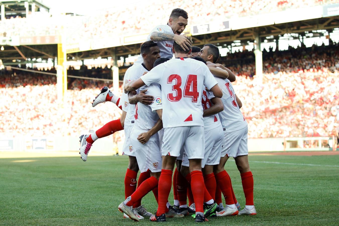 Las mejores imágenes del Liverpool - Sevilla FC en Boston