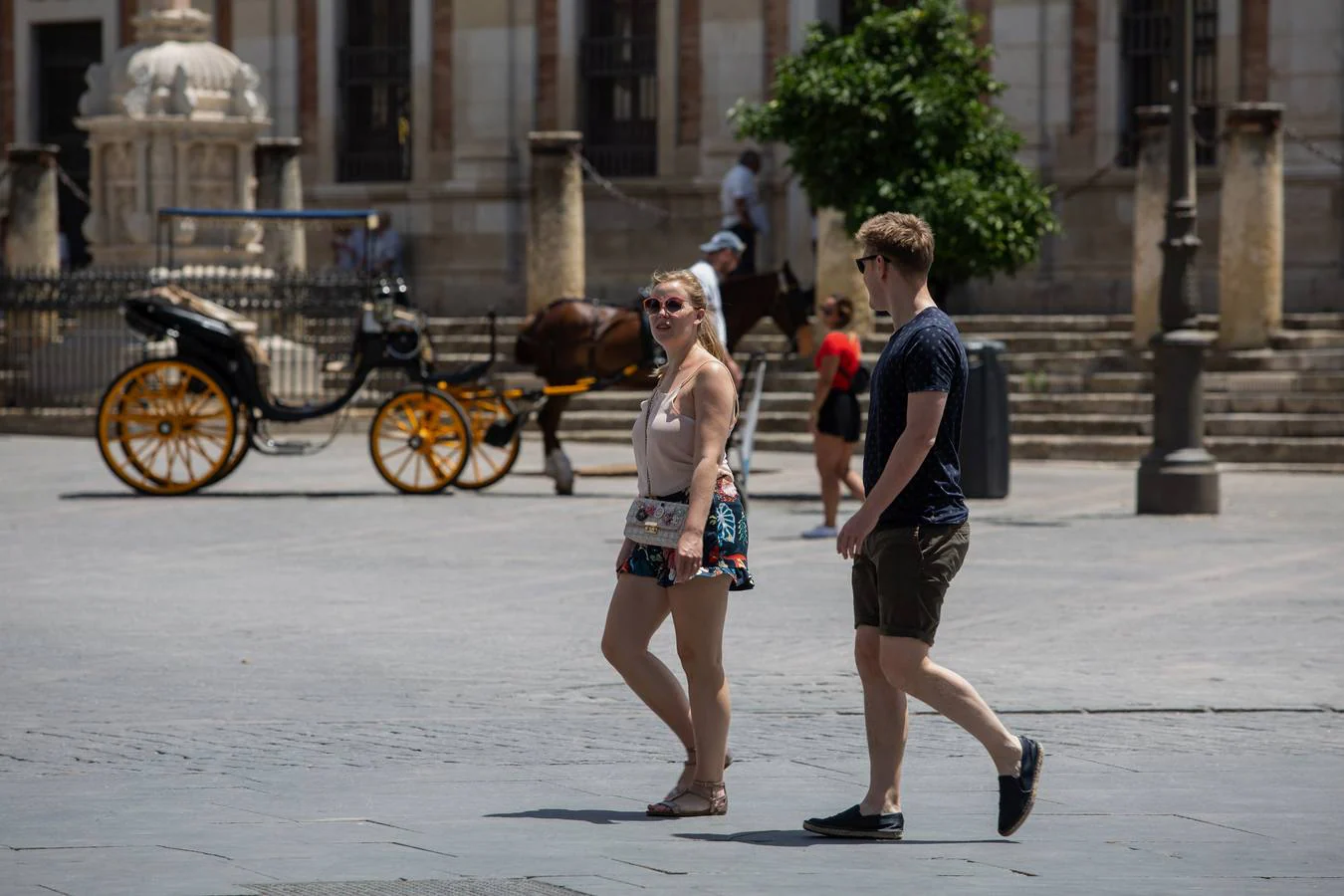 En imágenes, el turismo en Sevilla en los meses de verano