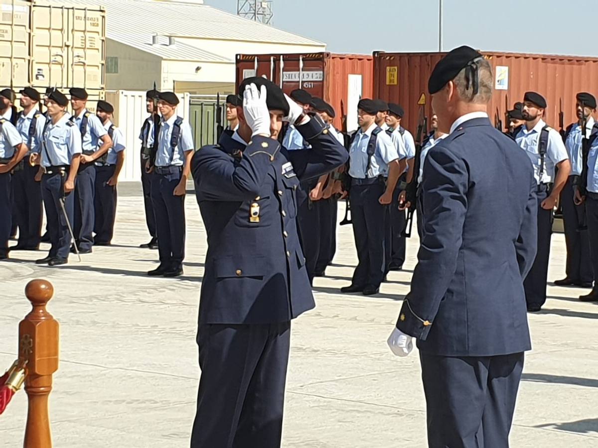 En imágenes el relevo de mando del Segundo Escuadrón de Apoyo al Despliegue Aéreo