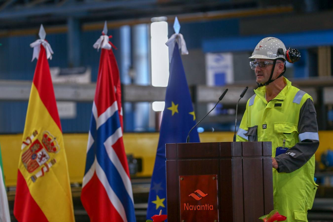 FOTOS: Corte de chapa en Navantia para Equinor Energy