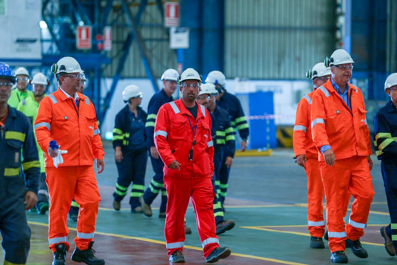 FOTOS: Corte de chapa en Navantia para Equinor Energy