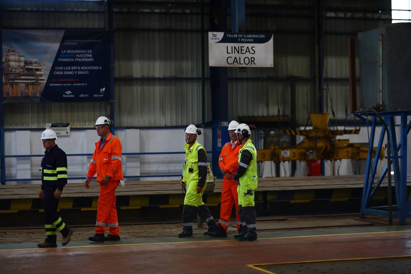 FOTOS: Corte de chapa en Navantia para Equinor Energy