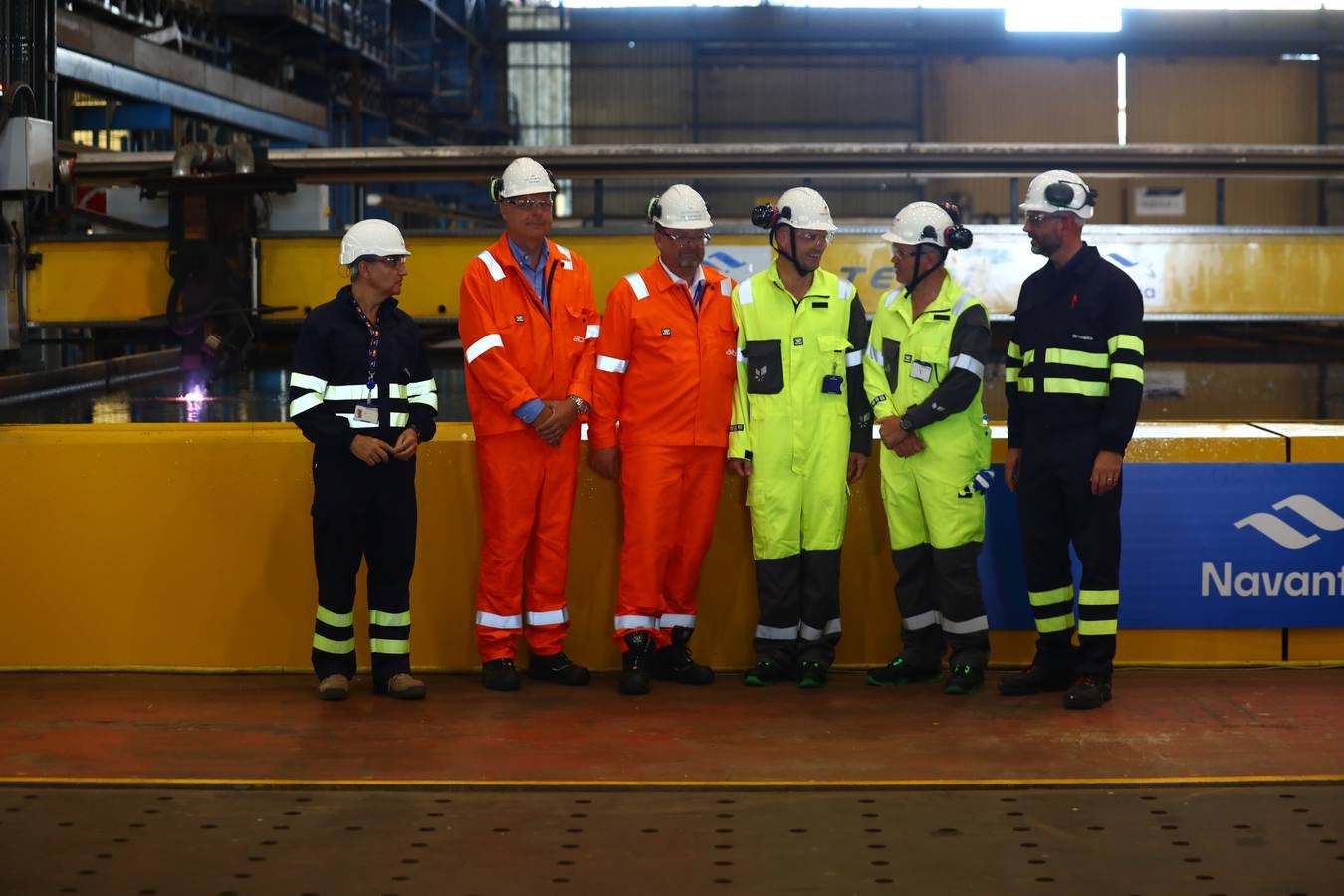 FOTOS: Corte de chapa en Navantia para Equinor Energy