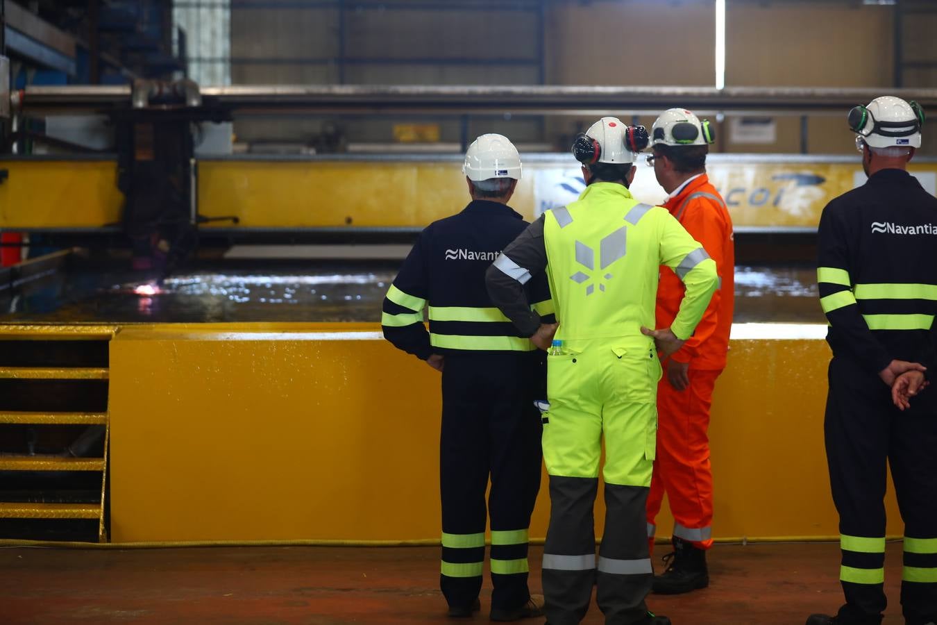 FOTOS: Corte de chapa en Navantia para Equinor Energy