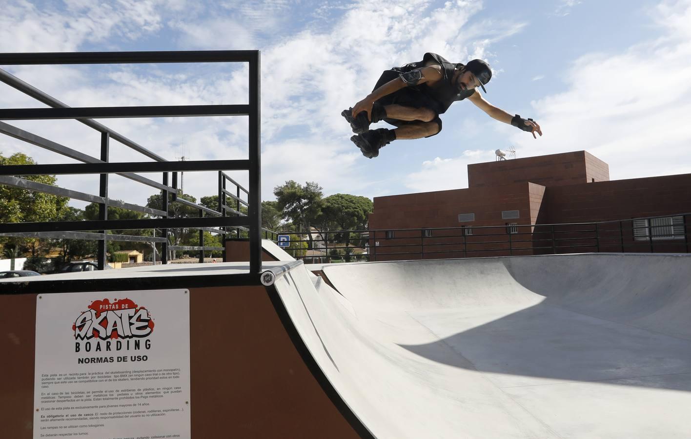 La pista de «skate» de Cerro Muriano, en imágenes