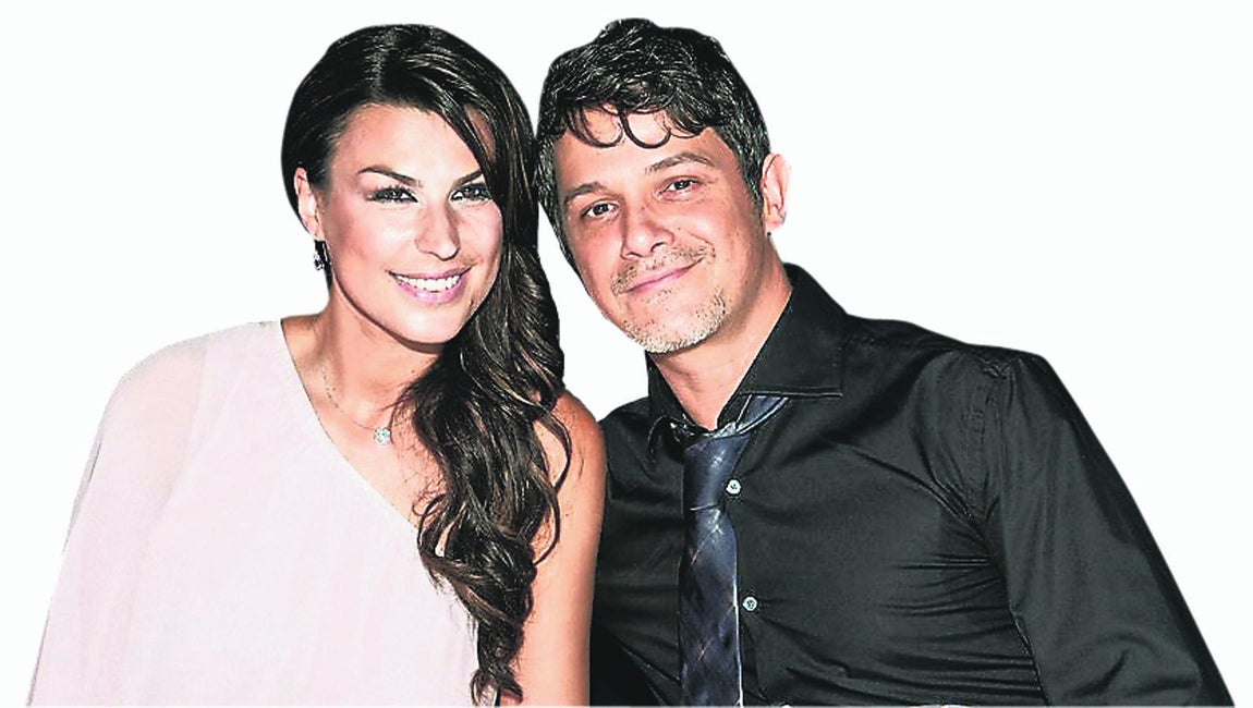 Alejandro Sanz y Raquel Perera. 