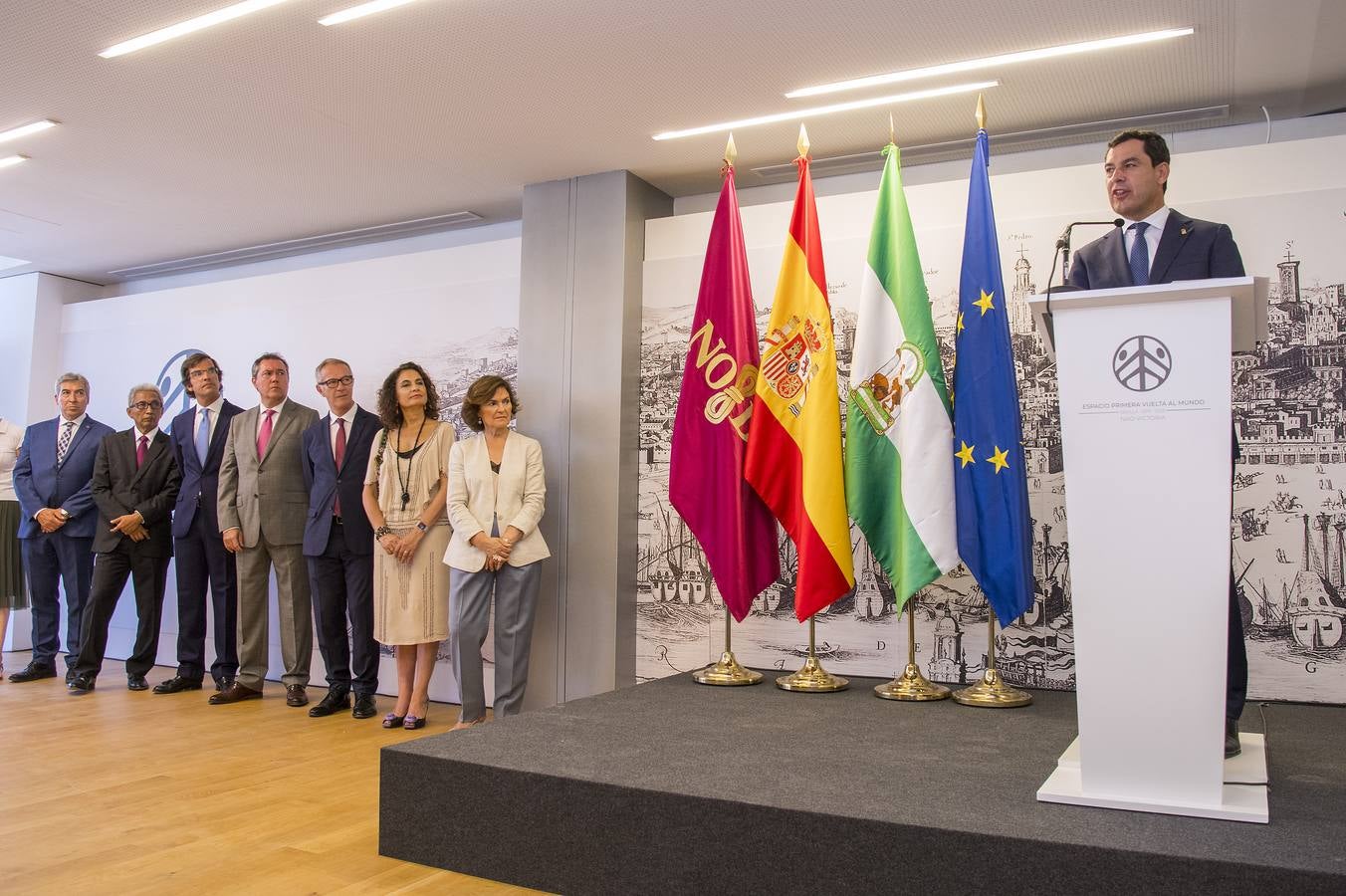 El comienzo de los actos de celebración del V Centenario de la primera Circunnavegación a la Tierra, en imágenes