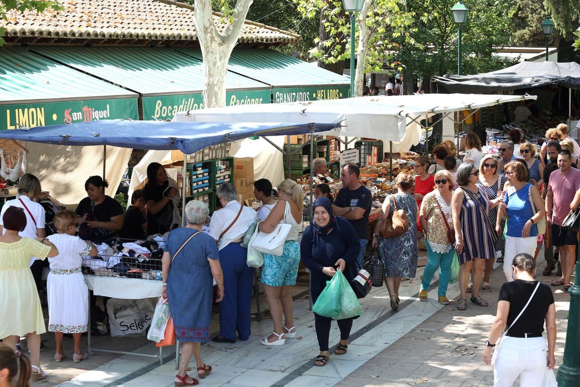 El mercadillo del «martes», en agosto de 2019