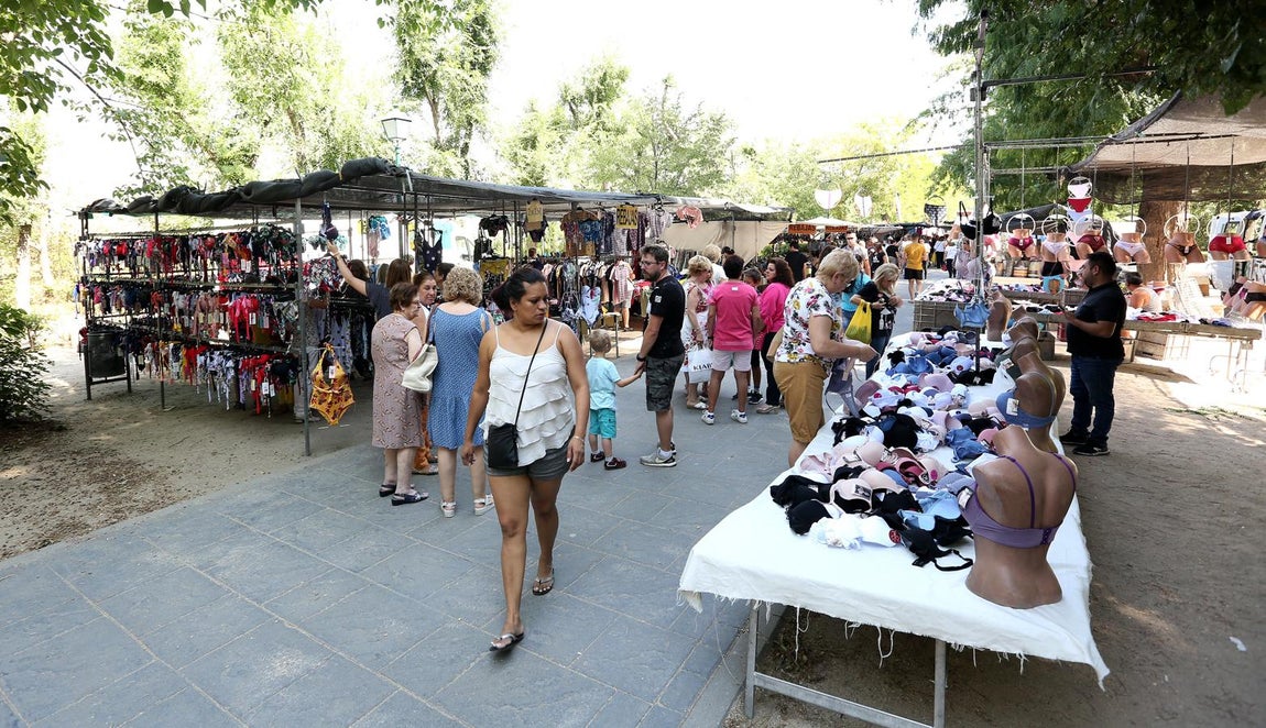 El mercadillo del «martes», en agosto de 2019