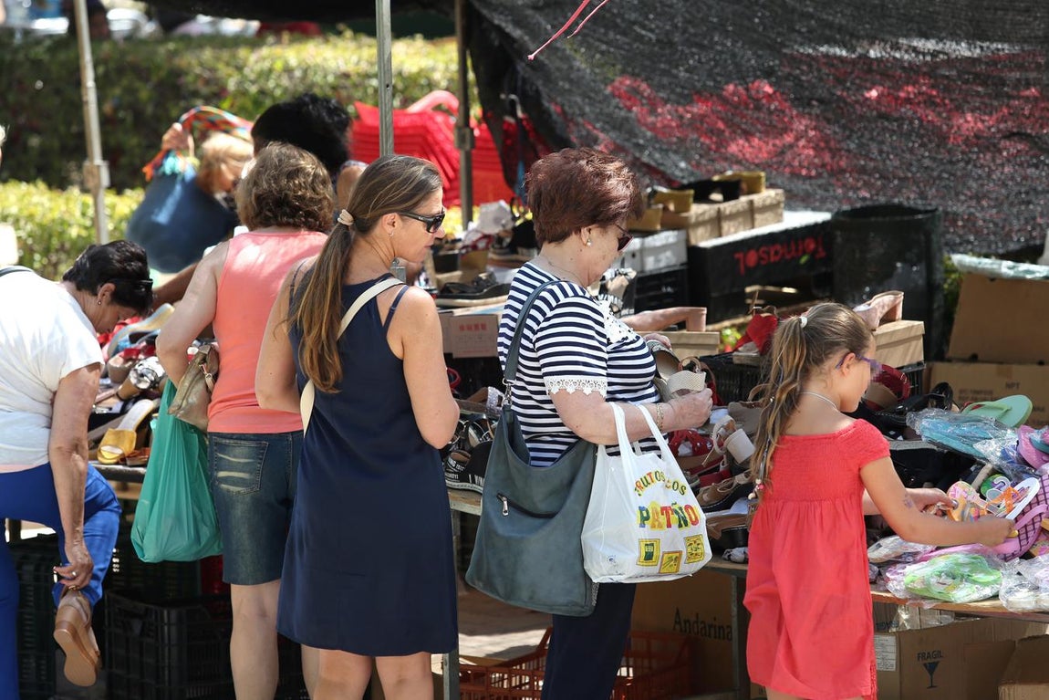 El mercadillo del «martes», en agosto de 2019
