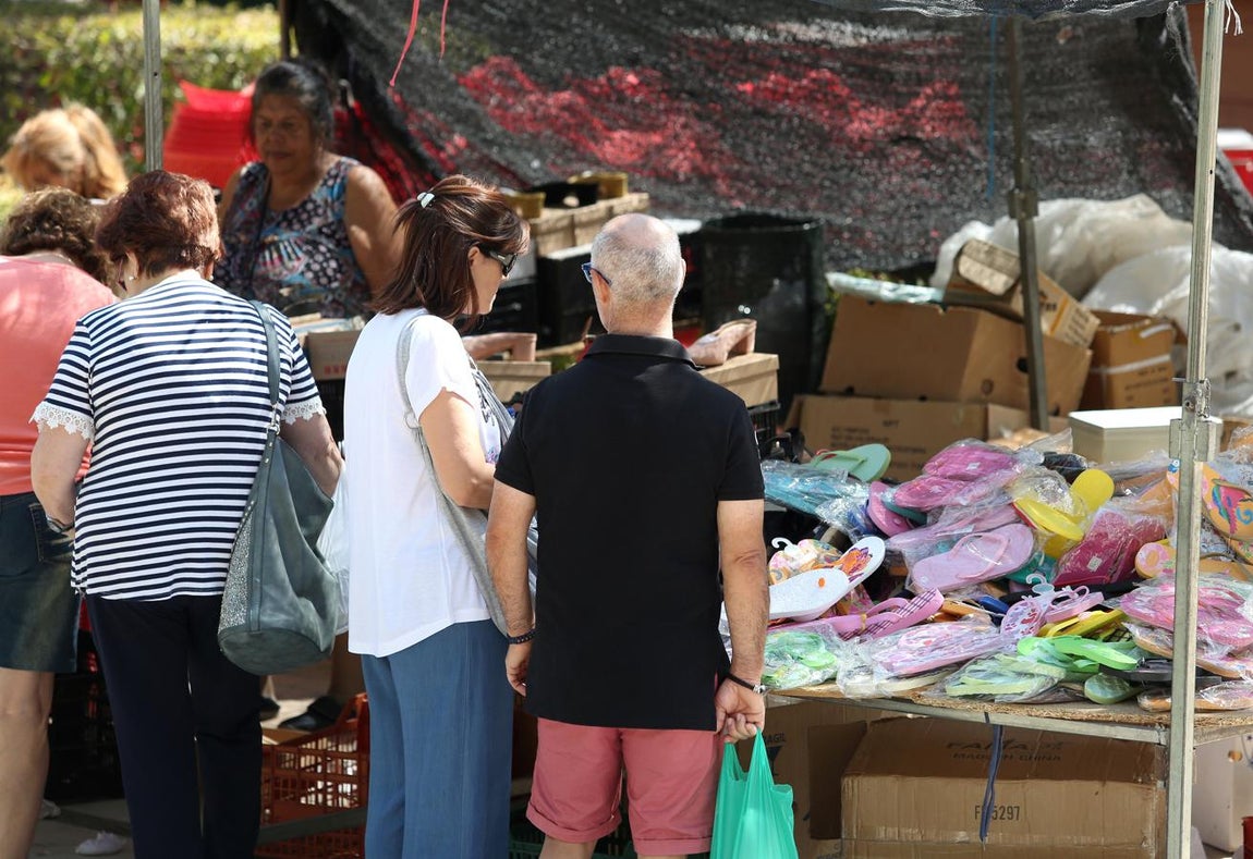 El mercadillo del «martes», en agosto de 2019
