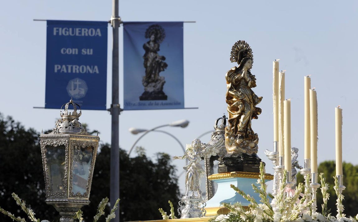 La procesión de la Virgen de la Asunción, en imágenes