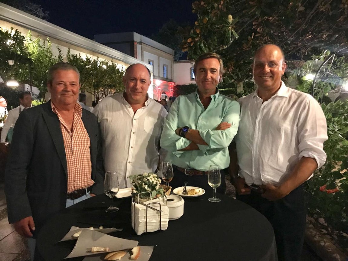 Rafa Osborne, José Antonio Morán, Javi Neira y Ricardo Miranda.. 