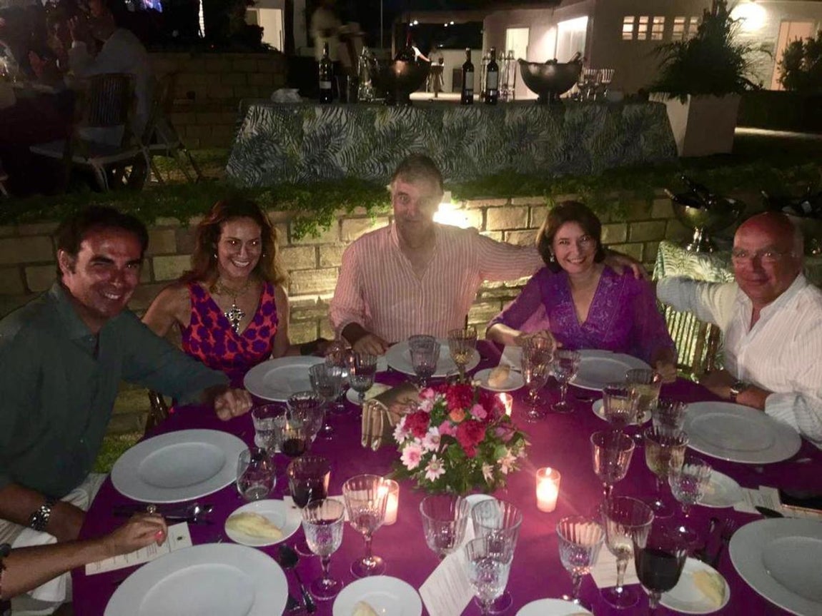 Eduardo Basagoiti, Maria Segimon, Jaime Sebastián de Erice, Marta Segimon y Patricio Garay. 