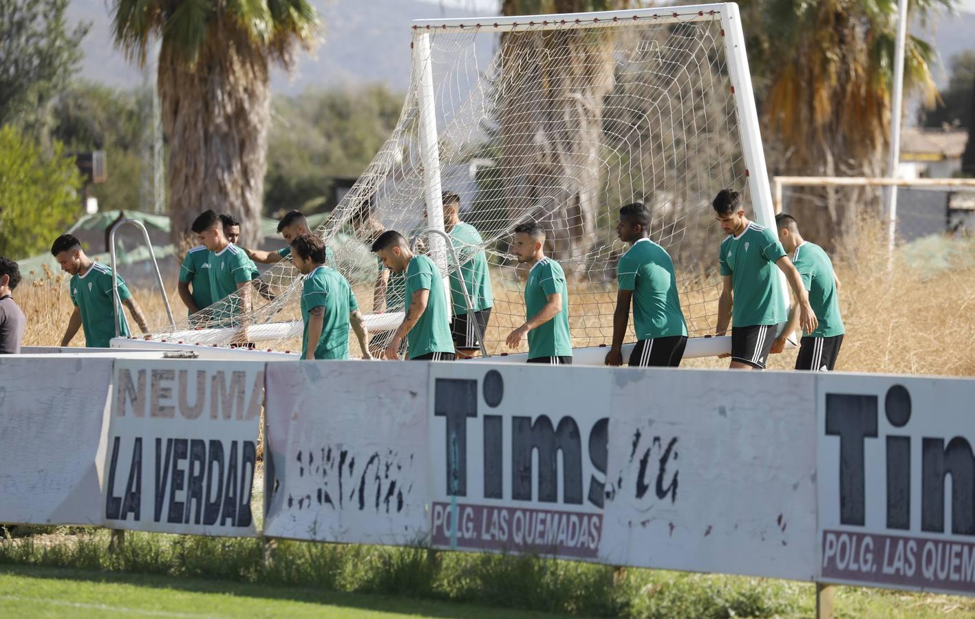 El entrenamiento del Córdoba CF, en imágenes