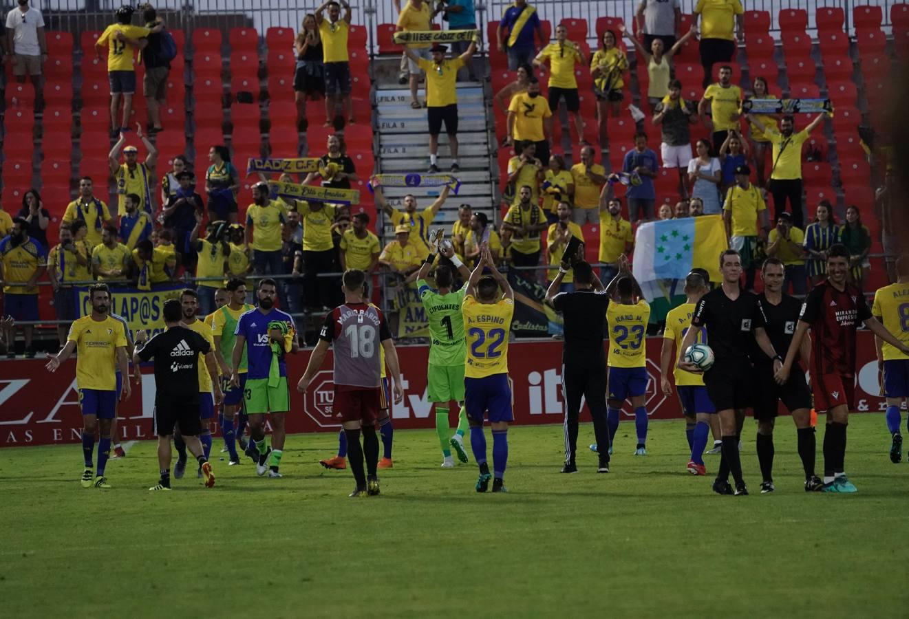 Las mejores imágenes del CD Mirandés-Cádiz CF