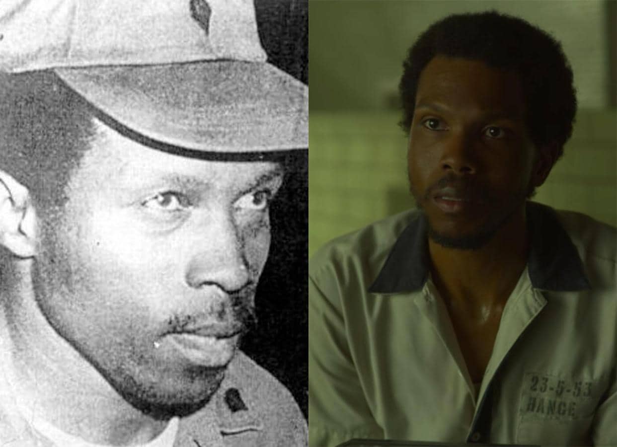 William Henry Hance, uno de los raros casos de asesinos en serie afroamericanos, es interpretado por Corey Allen. 